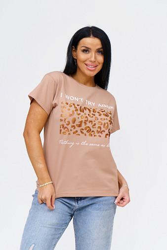 Футболка женская Импульс капучино