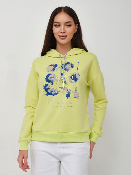 Толстовка женская Элен-2 лимон