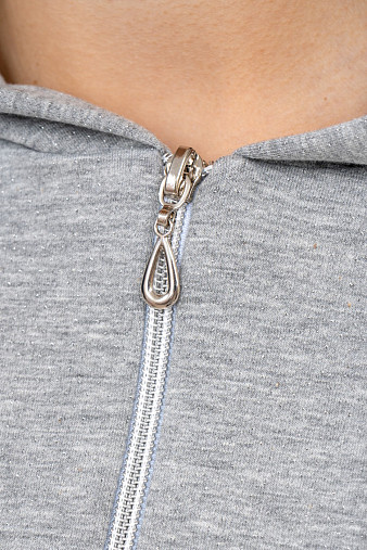 Толстовка женская Мираж футер серый