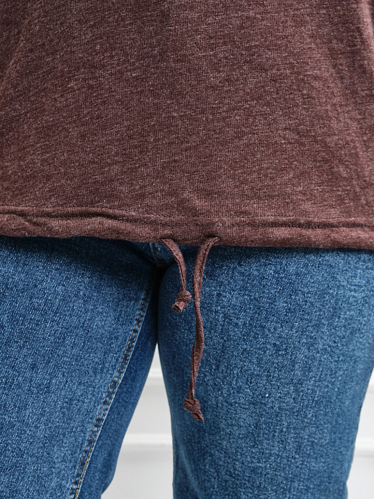 Лонгслив женский Шармэль шоколад