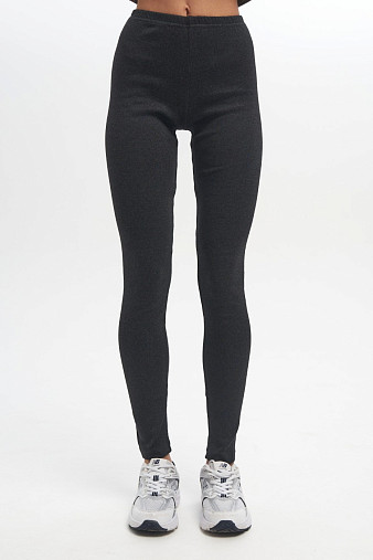 Лосины теплые антрацит