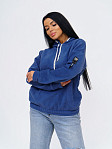 Толстовка Флис индиго