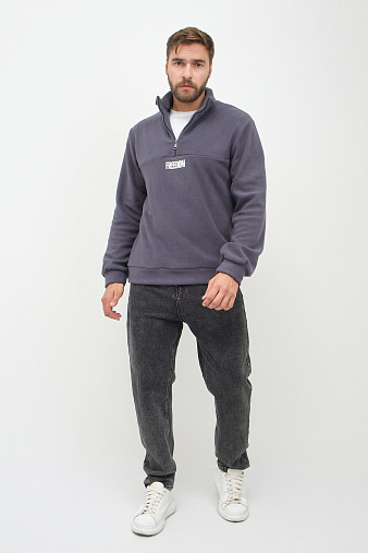 Толстовка муж. Драйв флис асфальт