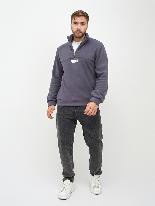 Толстовка муж. Драйв флис асфальт