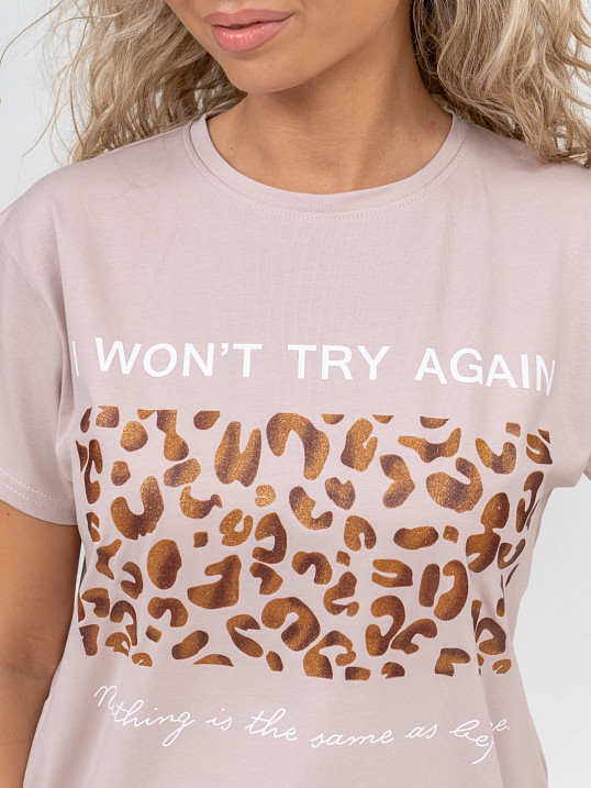 Футболка женская Импульс пыльная роза