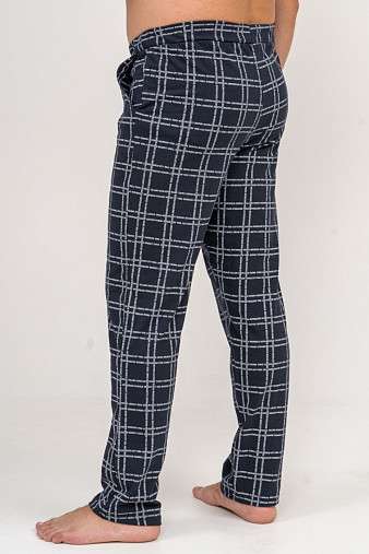 Брюки мужские Легион т-синий/клетка