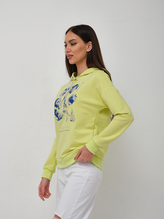 Толстовка женская Элен-2 лимон