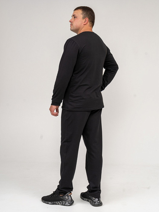 Брюки мужские без манжета черные