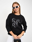Свитшот женский Одри черный