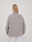 Толстовка жен. Тренд флис св.серый