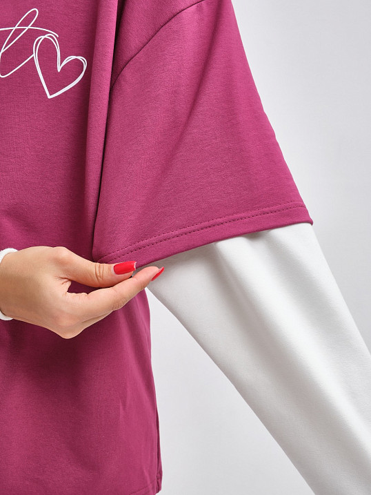 Толстовка женская Венди слива