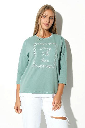 Лонгслив жен. Асти св.изумруд