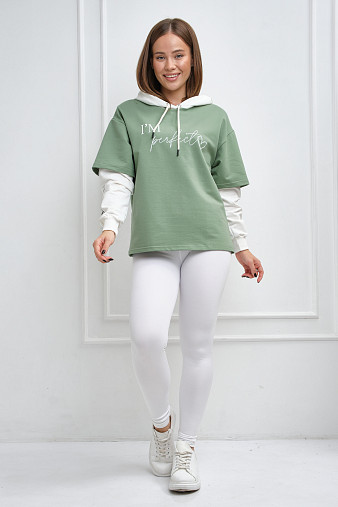 Толстовка женская Венди фисташка
