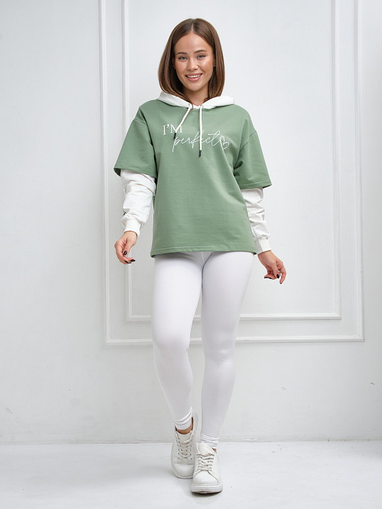 Толстовка женская Венди фисташка