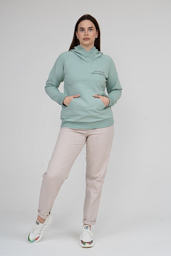 Толстовка женская ТЖФ-06 ментол