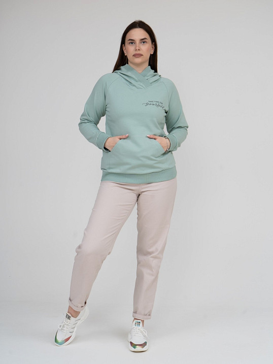 Толстовка женская ТЖФ-06 ментол