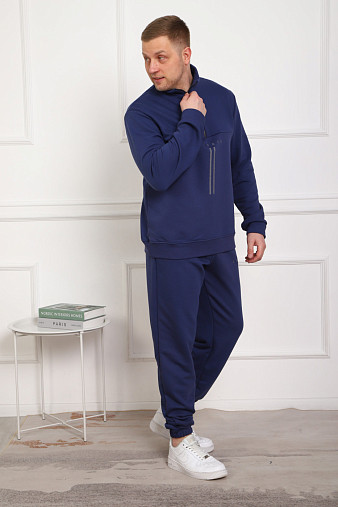 Костюм мужской Старк 3-х нитка петля индиго