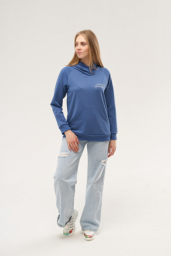 Толстовка женская ТЖФ-06 индиго