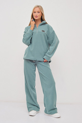 Костюм жен. Тренд флис аква