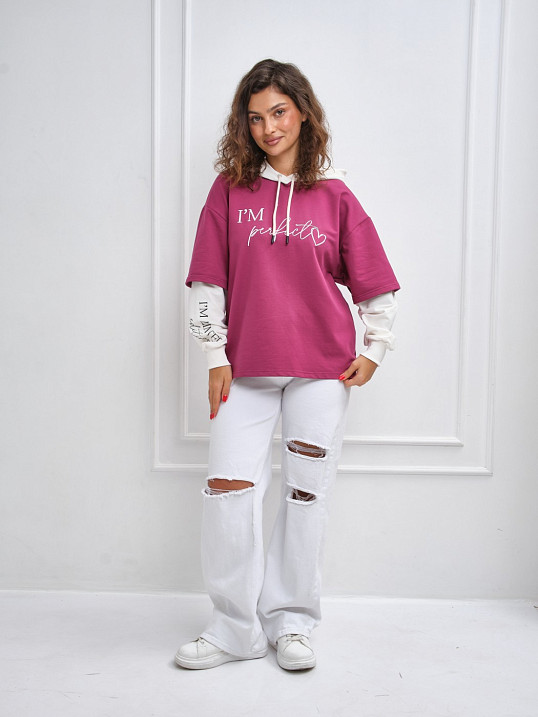 Толстовка женская Венди слива