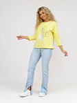 Лонгслив Николь лимон
