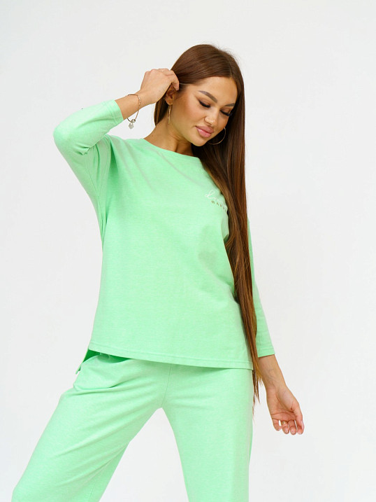 Толстовка женская Мегаполис зеленый