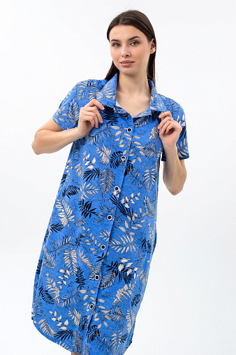 Халат Анна василёк/ветка
