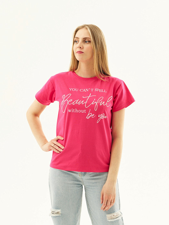 Футболка женская Эстель фуксия