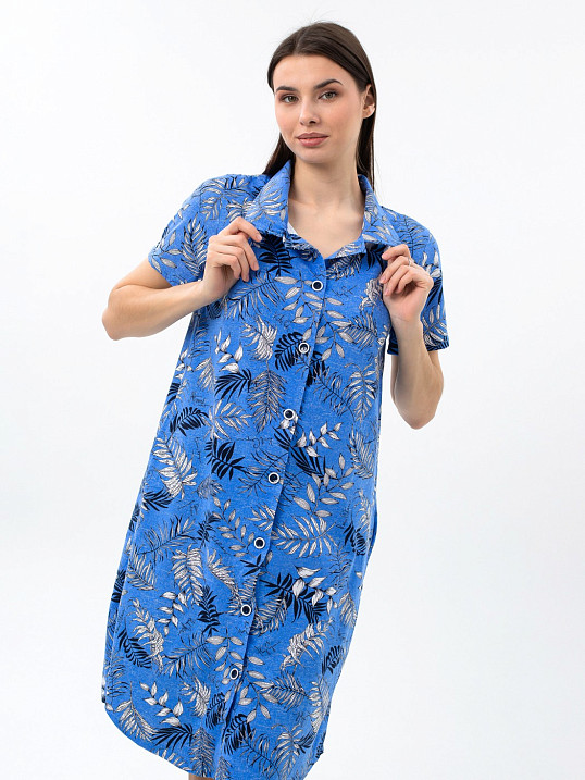 Халат Анна василёк/ветка