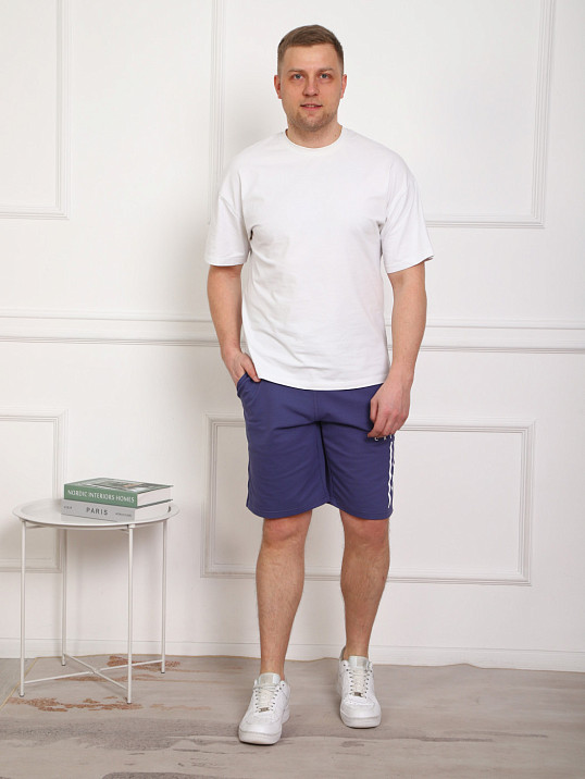 Шорты муж. Хамелеон футер индиго