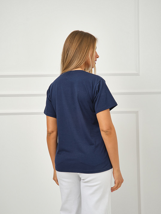 Футболка женская Имидж индиго