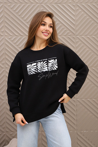 Свитшот женский Флёр черный