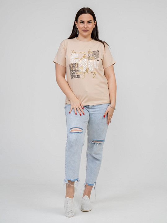 Футболка женская Сафари-2 бежевый