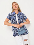 Рубашка Акцент джинс/папоротник