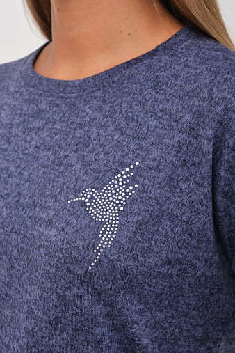 Джемпер Оливия индиго