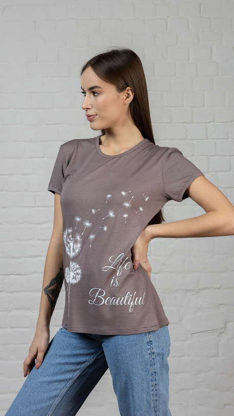 Футболка Одуванчик шоколад
