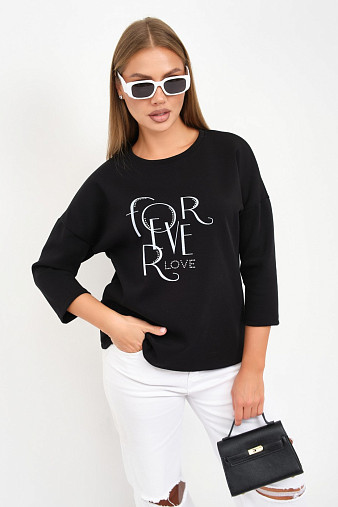 Свитшот женский Одри черный