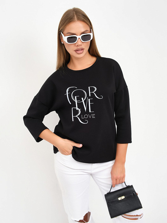 Свитшот женский Одри черный