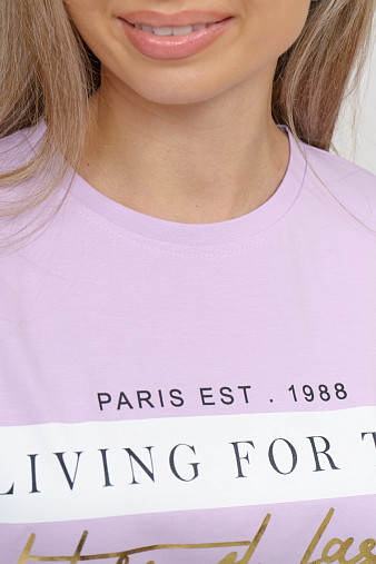 Футболка женская Имидж лаванда