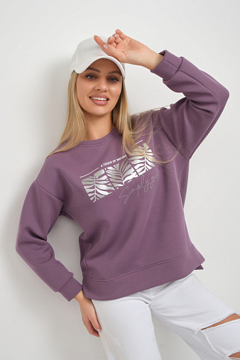 Свитшот женский Флёр слива