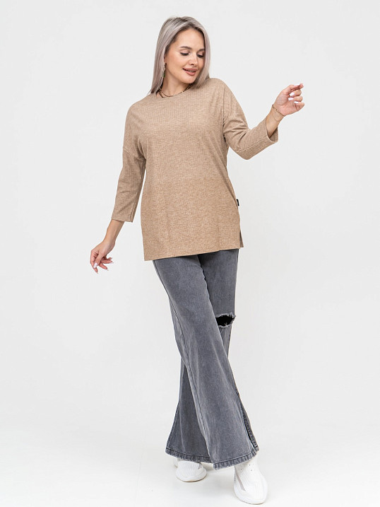 Лонгслив Ассоль бежевый