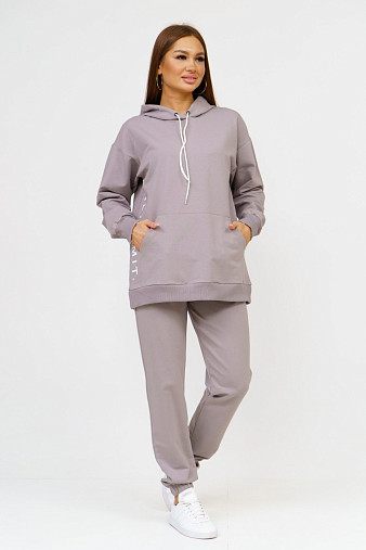 Костюм Челси футер 2-х нитка пепельный