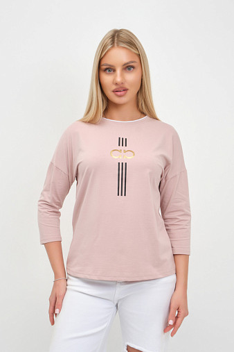 Лонгслив женский Мадлен пудра