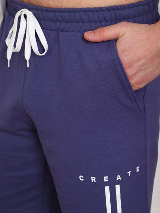 Шорты муж. Хамелеон футер индиго