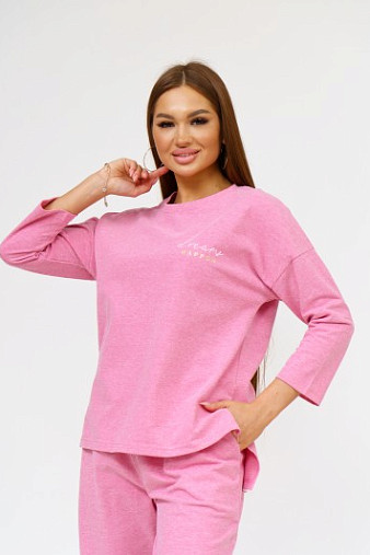 Толстовка женская Мегаполис розовый