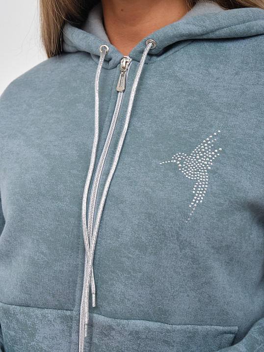 Толстовка женская Дюна начёс фисташка