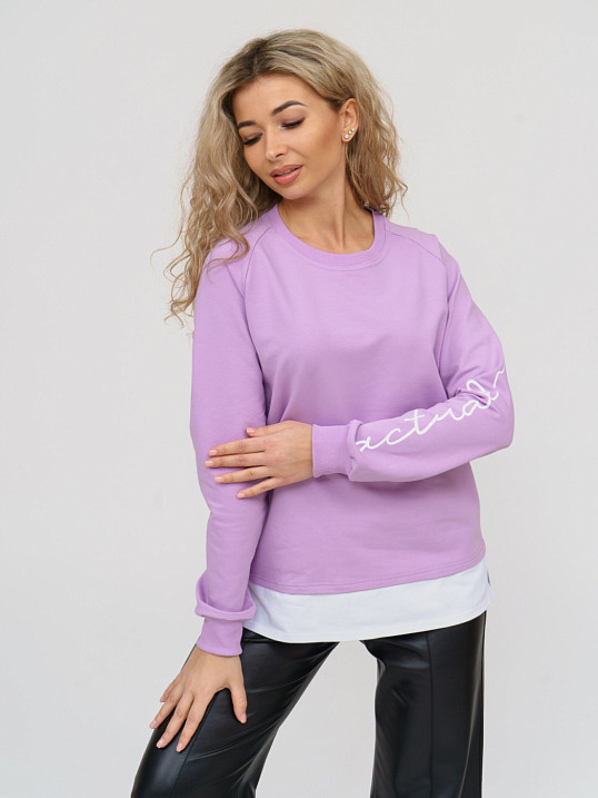 Толстовка женская Дабл лаванда