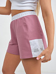 Шорты женские Рокси футер брусника