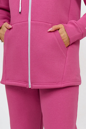 Толстовка женская Гамма на молнии брусника