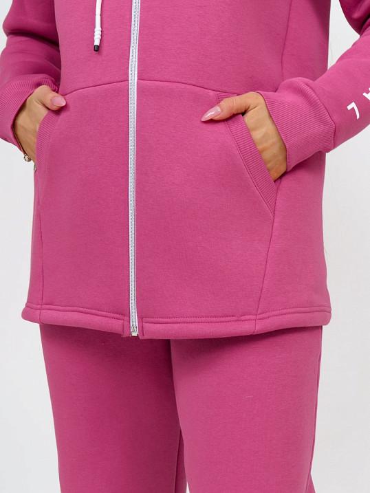 Толстовка женская Гамма на молнии брусника